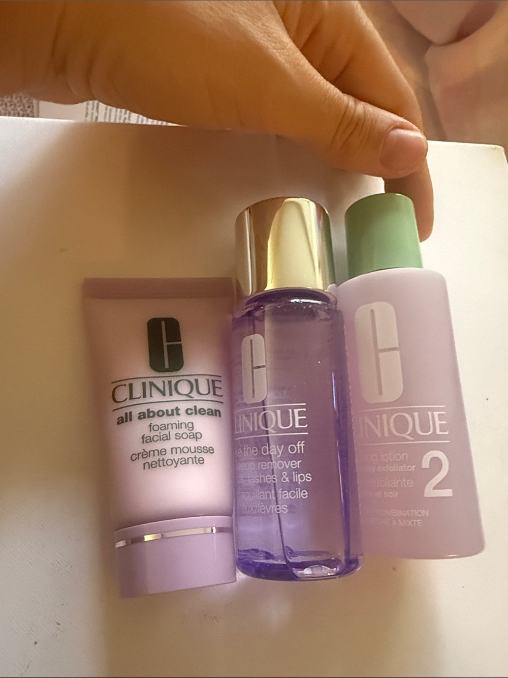 Clinique Pink & Purple 3-Piece Skincare Set